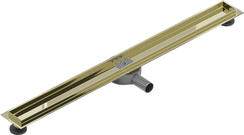 Mexen Flat 360° korpus do odpływu liniowego obrotowy 90 cm, złoty - 1540090