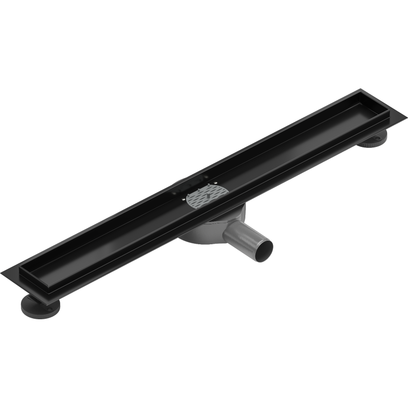 Mexen Flat 360° korpus do odpływu liniowego obrotowy 50 cm, czarny - 1740050