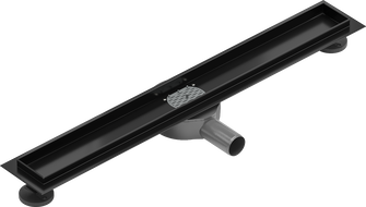 Mexen Flat 360° korpus do odpływu liniowego obrotowy 70 cm, czarny - 1740070