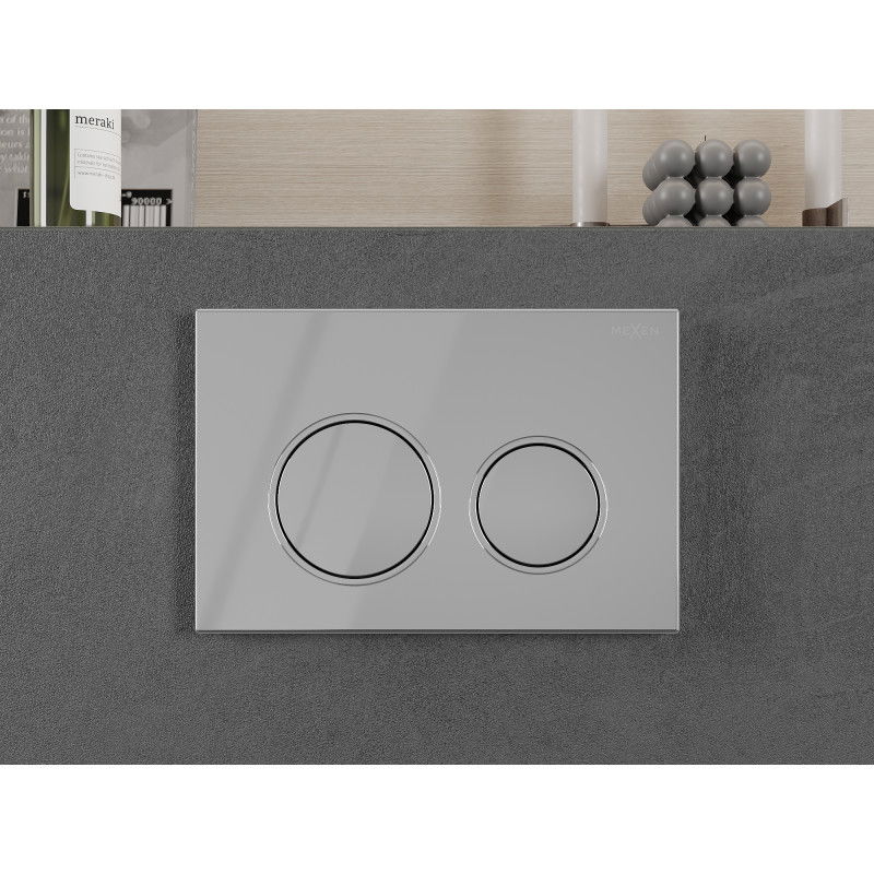 Mexen Fenix 07 XS przycisk spłukujący, chrom błyszczący - 600701