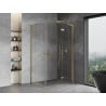 Mexen Mist-H L Duo kabina prysznicowa uchylna prawa 80 x 115 cm, transparent, złota - 8A5L-080L-115P-50-00