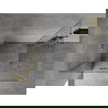 Mexen Mist-H L Duo kabina prysznicowa uchylna lewa 100 x 70 cm, transparent, złota szczotkowana - 8A5L-100L-070P-55-00
