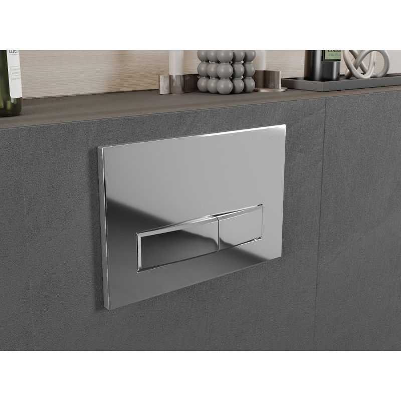 Mexen Fenix 09 przycisk spłukujący, chrom błyszczący - 600901