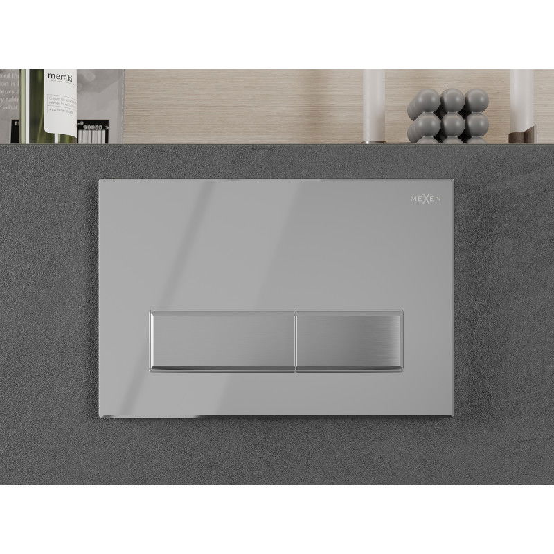 Mexen Fenix 09 przycisk spłukujący, chrom błyszczący - 600999