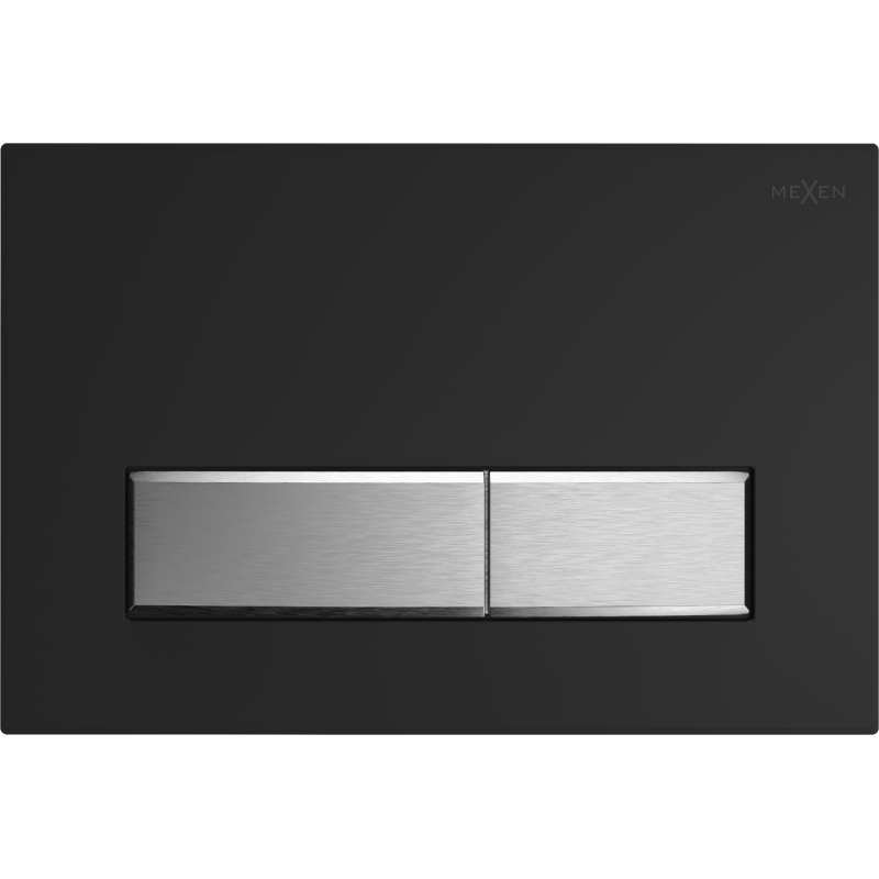 Mexen Fenix 09 przycisk spłukujący, czarny/chrom matowy - 600997