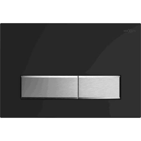 Mexen Fenix 09 przycisk spłukujący, czarny/chrom matowy - 600997