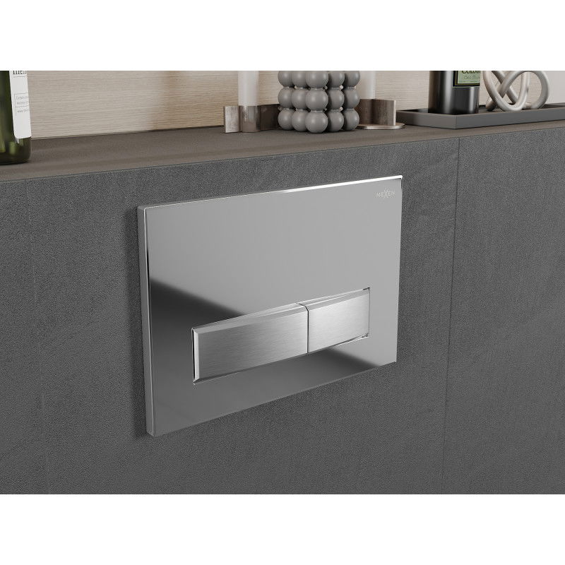 Mexen Fenix 09 przycisk spłukujący, chrom błyszczący - 600999