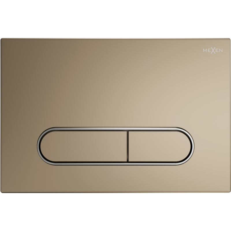 Mexen Fenix 11 przycisk spłukujący, złoty szampański - 601104