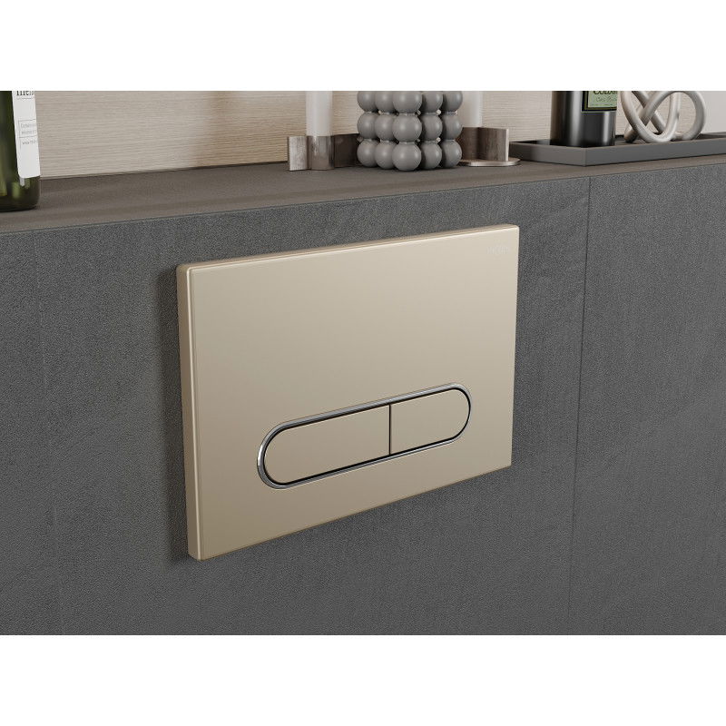 Mexen Fenix 11 przycisk spłukujący, złoty szampański - 601104