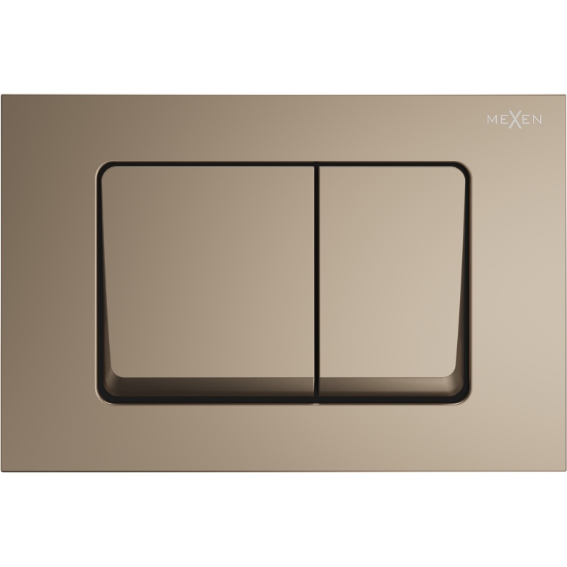 Mexen Fenix 10 XS przycisk spłukujący, złoty szampański - 601004