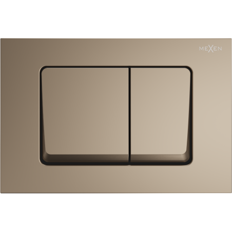 Mexen Fenix 10 XS przycisk spłukujący, złoty szampański - 601004