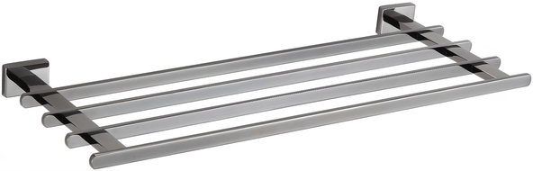 Mexen Arno półka na ręcznik, black chrome - 7020720-73