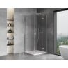 Mexen Mist-H T kabina prysznicowa uchylna prawa 100 x 100 cm, transparent, chrom - 8A5T-100-100-01-00-P