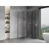 Mexen Mist-H T kabina prysznicowa uchylna prawa 100 x 100 cm, transparent, chrom - 8A5T-100-100-01-00-P