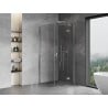 Mexen Mist-H T kabina prysznicowa uchylna prawa 100 x 100 cm, transparent, chrom - 8A5T-100-100-01-00-P