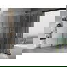 Mexen Mist-H T kabina prysznicowa uchylna prawa 120 x 120 cm, transparent, chrom - 8A5T-120-120-01-00-P