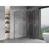 Mexen Mist-H T kabina prysznicowa uchylna prawa 80 x 90 cm, transparent, chrom - 8A5T-080-090-01-00-P