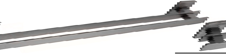 Mexen Arno podwójny wieszak na ręcznik, gun gray szczotkowany - 7020725-66