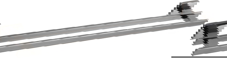 Mexen Arno podwójny wieszak na ręcznik, black chrome - 7020725-73