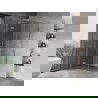 Mexen Mist-H T kabina prysznicowa uchylna lewa 110 x 110 cm, transparent, chrom - 8A5T-110-110-01-00-L