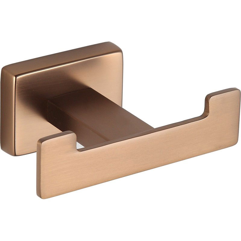 Mexen Arno podwójny haczyk na ręcznik, miedź szczotkowana - 7020735-65