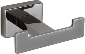 Mexen Arno podwójny haczyk na ręcznik, black chrome - 7020735-73