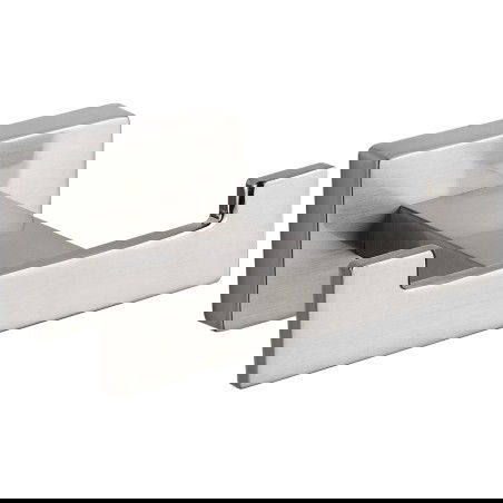 Mexen Arno podwójny haczyk na ręcznik, nikiel szczotkowany - 7020735-97