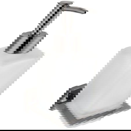 Mexen Arno dozownik do mydła, black chrome - 70207388-73