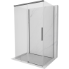 Mexen Rox-3S kabina prysznicowa 3-ścienna rozsuwana 120 x 85 cm, transparent, gun gray szczotkowany - 8C2-120-085-66-00-3S