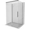 Mexen Rox-3S kabina prysznicowa 3-ścienna rozsuwana 135 x 90 cm, transparent, gun gray szczotkowany - 8C2-135-090-66-00-3S