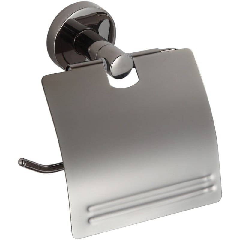 Mexen Remo uchwyt na papier toaletowy, black chrome - 7050733-73