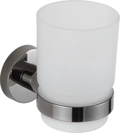 Mexen Remo kubek na szczoteczki, black chrome - 7050738-73