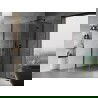 Mexen Mist-H T kabina prysznicowa uchylna prawa 85 x 85 cm, transparent, czarna - 8A5T-085-085-70-00-P