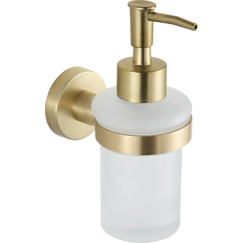 Mexen Remo dozownik do mydła, złoty szczotkowany - 70507388-55