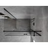 Mexen Mist-H T kabina prysznicowa uchylna prawa 85 x 90 cm, transparent, czarna - 8A5T-085-090-70-00-P