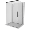Mexen Rox-3S kabina prysznicowa 3-ścienna rozsuwana 130 x 95 cm, transparent, czarna - 8C2-130-095-70-00-3S