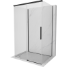 Mexen Rox-3S kabina prysznicowa 3-ścienna rozsuwana 145 x 95 cm, transparent, czarna - 8C2-145-095-70-00-3S