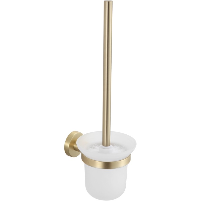 Mexen Remo szczotka toaletowa, złota szczotkowana - 7050750-55