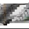 Mexen Mist-H T kabina prysznicowa uchylna prawa 85 x 120 cm, transparent, czarna - 8A5T-085-120-70-00-P