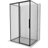Mexen Rox-3S kabina prysznicowa 3-ścienna rozsuwana lewa 130 x 95 cm, czarna ramka, czarna - 8C2-130-095-70-70-3S-L