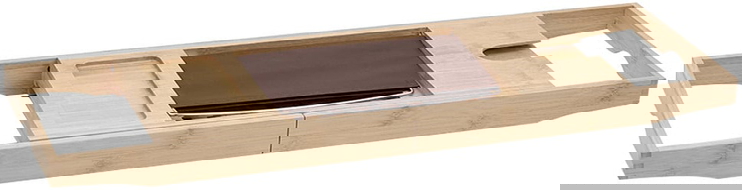 Mexen Bamboo półka na wanne 70-100 cm, bambus natural - 701270-00