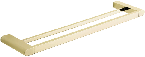 Mexen Adox podwójny wieszak na ręcznik, złoty - 7018225-50