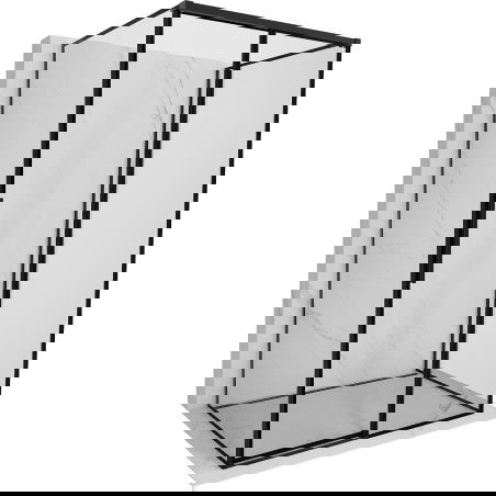 Mexen Rox-3S kabina prysznicowa 3-ścienna rozsuwana prawa 160 x 80 cm, czarna ramka, czarna - 8C2-160-080-70-70-3S-P