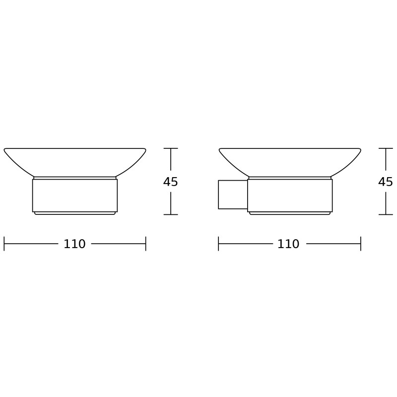Mexen Adox mydelniczka, złota - 7018239-50