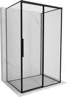 Mexen Rox-3S kabina prysznicowa 3-ścienna rozsuwana prawa 90 x 120 cm, czarna ramka, czarna - 8C2-090-120-70-70-3S-P