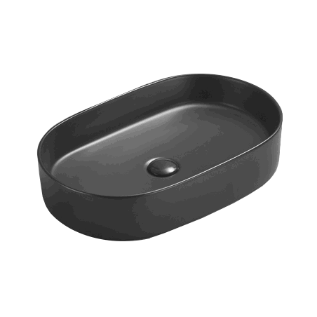 Mexen Celia umywalka nablatowa 60 x 38 cm, czarna mat - 22206085