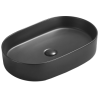 Mexen Celia umywalka nablatowa 60 x 38 cm, czarna mat - 22206085