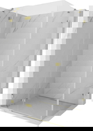 Mexen Lunar kabina prysznicowa uchylna lewa 70 x 80 cm, transparent, złota - 834-070-080-50-00-L