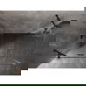 Mexen Lunar kabina prysznicowa uchylna lewa 75 x 90 cm, transparent, czarna - 834-075-090-70-00-L