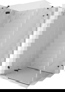 Mexen Lunar kabina prysznicowa uchylna lewa 85 x 90 cm, transparent, czarna - 834-085-090-70-00-L